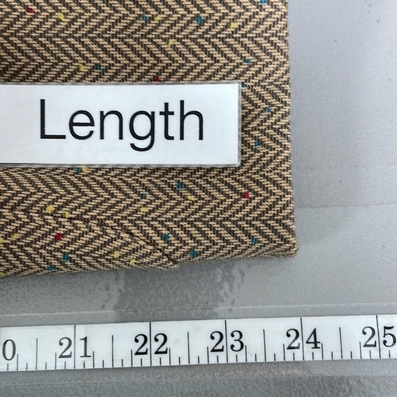 Cabi Penny Blazer Herringbone Brown Tan Bows Pockets Size Medium 3170 - Picture 10 of 17